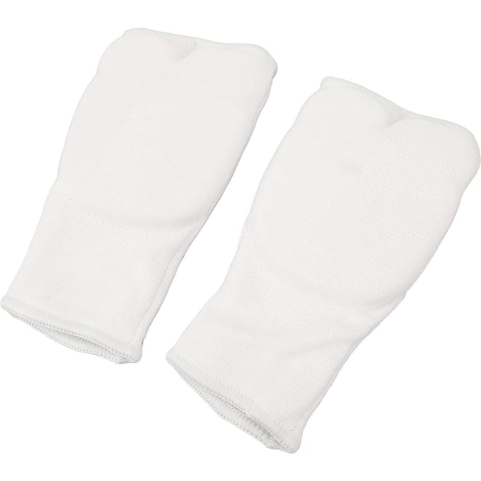 Bokshandschoenen Ademend Elastisch Draagbaar Gewatteerd Kickboksen Binnenschoenen voor Karate Vechtsporten Wit wit