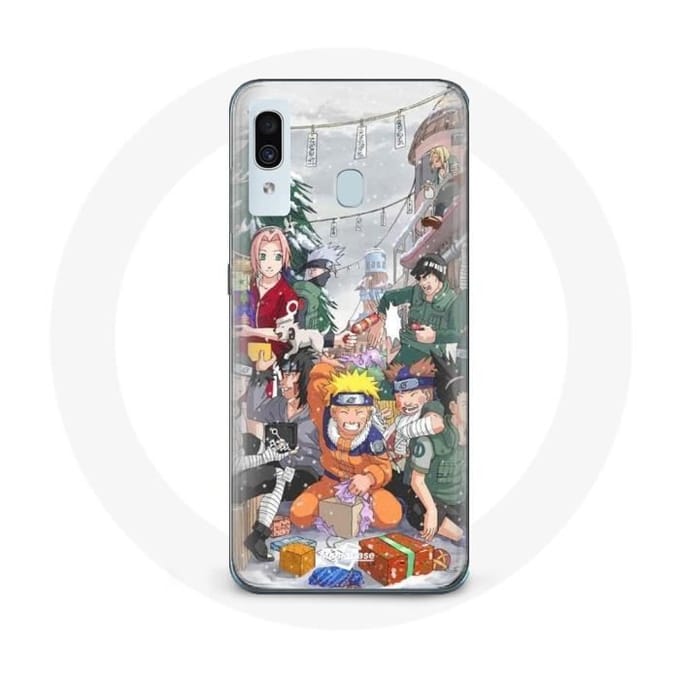 Coque pour Samsung Galaxy A20 Naruto Christmas Day Anime Manga