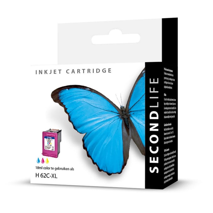SecondLife - HP 62 XL Color