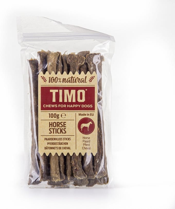 Timo Sticks 100 g - Hondensnacks - Paardenvlees