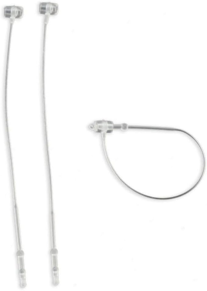 Veiligheidsdraden transparant - Loop Pins etiket - Artikelen markeren - Absoluut scheurbestendig - 225 mm 5000 stuks - transparant