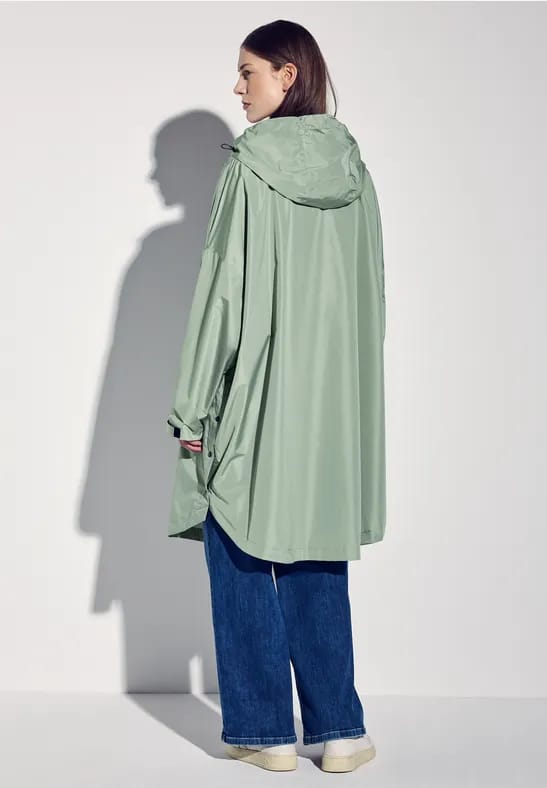 Poncho met capuchon