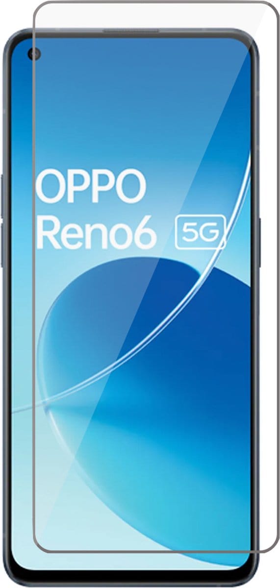 Screenprotector geschikt voor Oppo Reno 6 - Glas Screen Protector