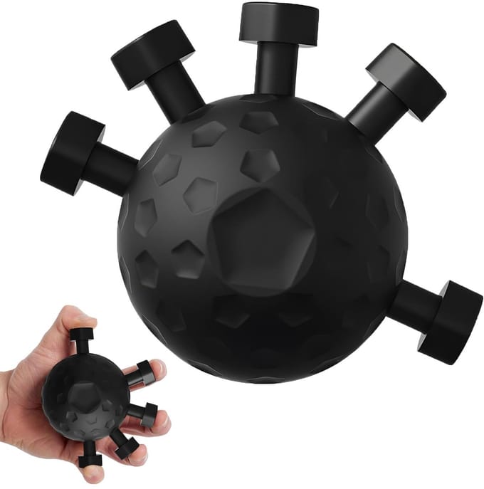 Allecto - Vingergreepversterker - Griptrainer - Ergonomisch ontwerp - Siliconen - Handspiertrainer - Ideaal voor herstel - Geschikt voor handtraini...