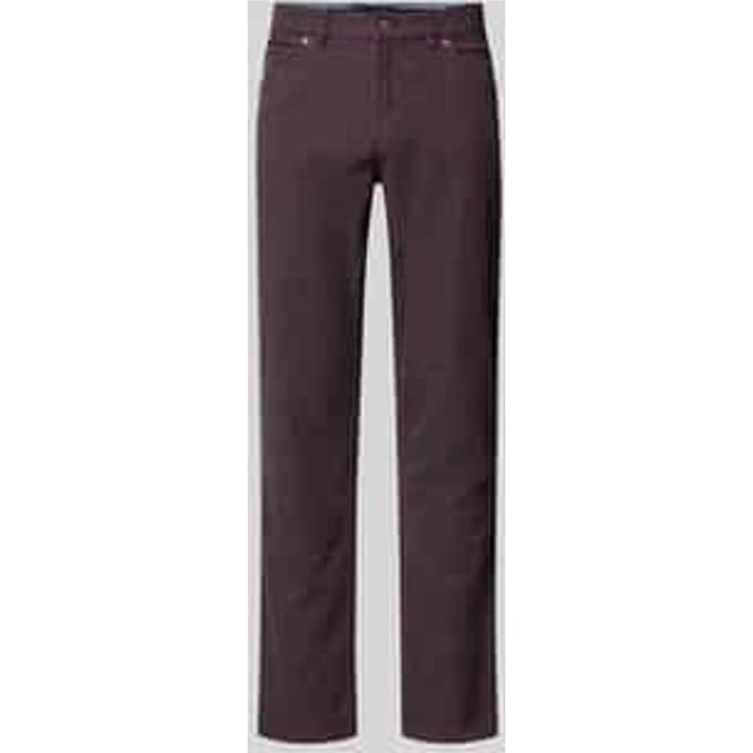 straight fit broek met steekzakken