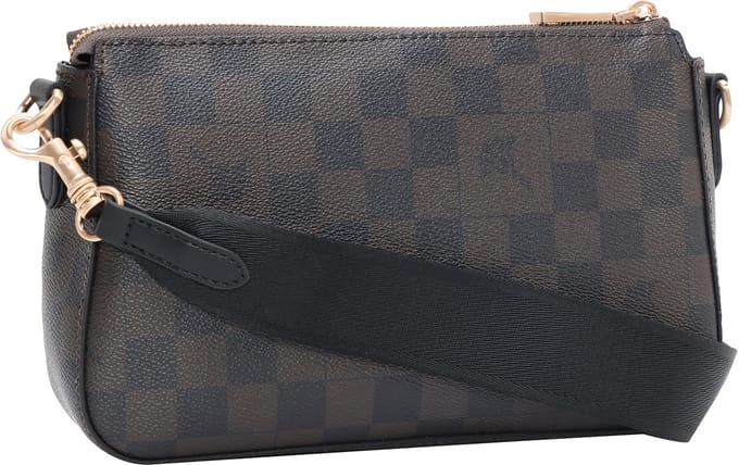JOOP! Schoudertas Cortina Piazza Jasmina Shoulderbag Seal Brown Donkerbruin