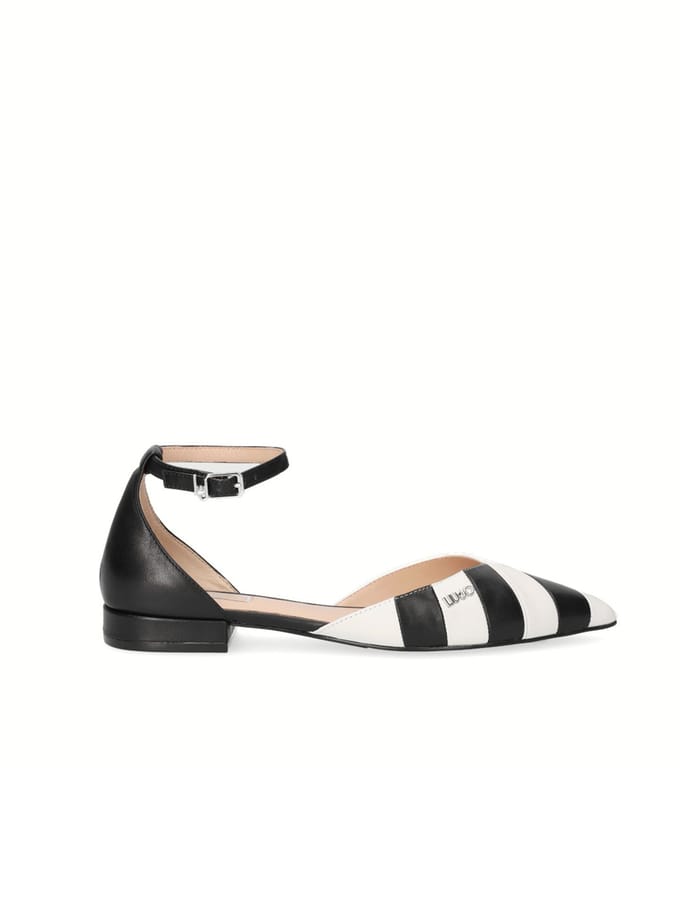 LIU JO Ballerina's Zwart/Wit
