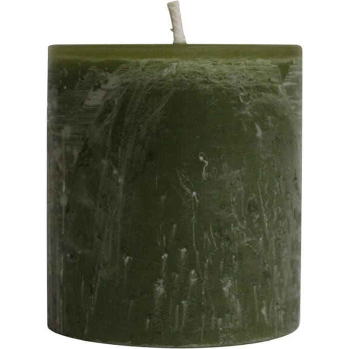 PTMD - Kaars Rustic Outdoor - Groen - 15x15x16cm