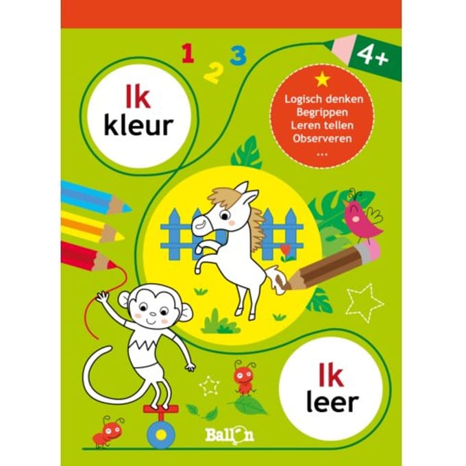 Ik Kleur Ik Leer / 4+ - Ik Kleur Ik Leer