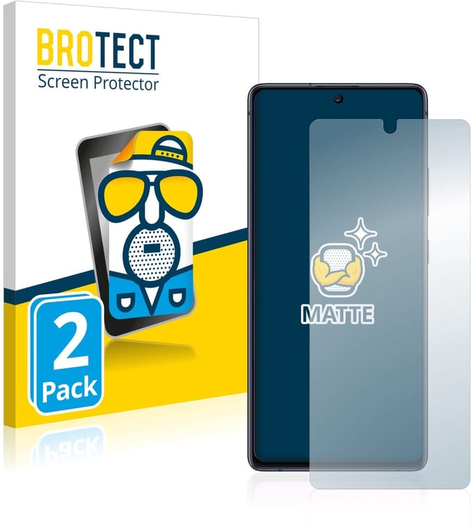 BROTECT - Screenprotector voor Samsung Galaxy S10 Lite - Folie Beschermfolie matte 2 Stuks