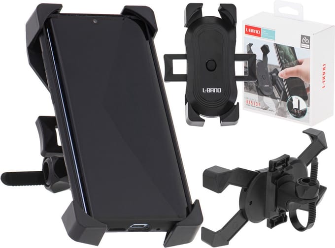 L-BRNO Vlinder Telefoonhouder - Zwart - Smartphonehouder