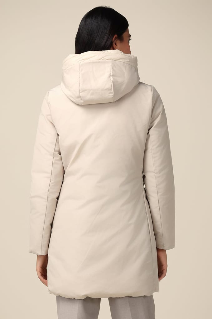 Oltre Reversible Parka With Hood White Taglia: 52R | Parka Outlet | Donna | Bianco