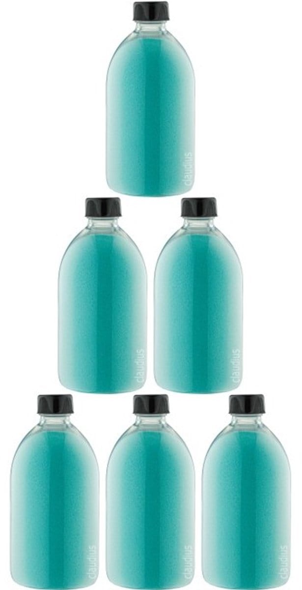 Scrubzout Hamam - 650 gram - Fles met zwarte dop - set van 6 stuks - Hydraterende Lichaamsscrub