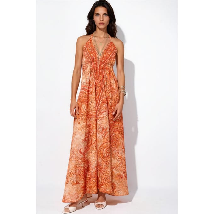 Etnisch Gekleed Bohemian Maxi Jurk