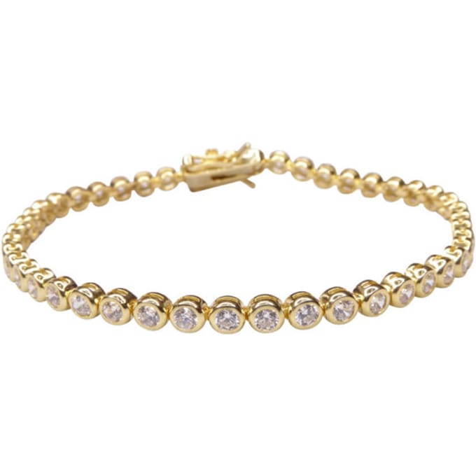 Christian Double armband met zirkonia