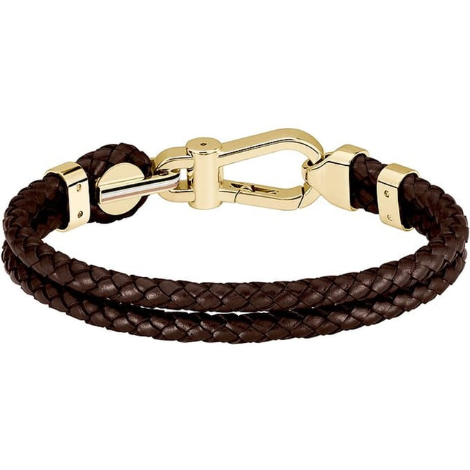 BOSS - 1580700M - Armband - Heren - bruin - 19cm - ARES