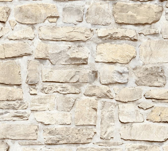NATUURSTEEN BEHANG | industrieel - Beige Geel - A.S. Création Elements 2