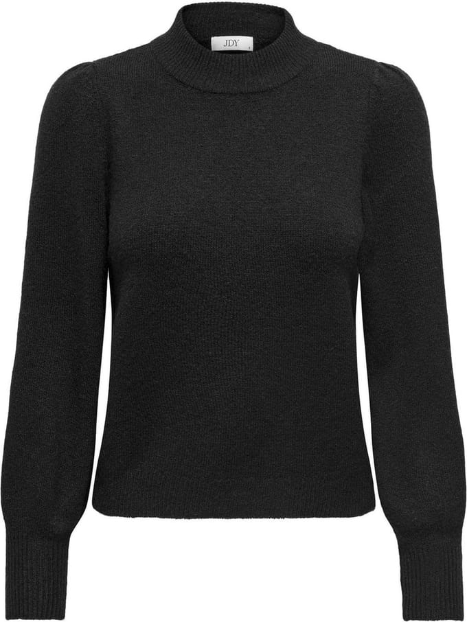 Jacqueline de Yong Trui Jdyrue L/s Pullover Knt Noos 15216638 Black Dames Maat - XS