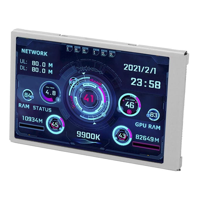 Mini Monitor 3.5in Scherm USB Type C IPS Volledig Beeld Computeraccessoire voor Werk