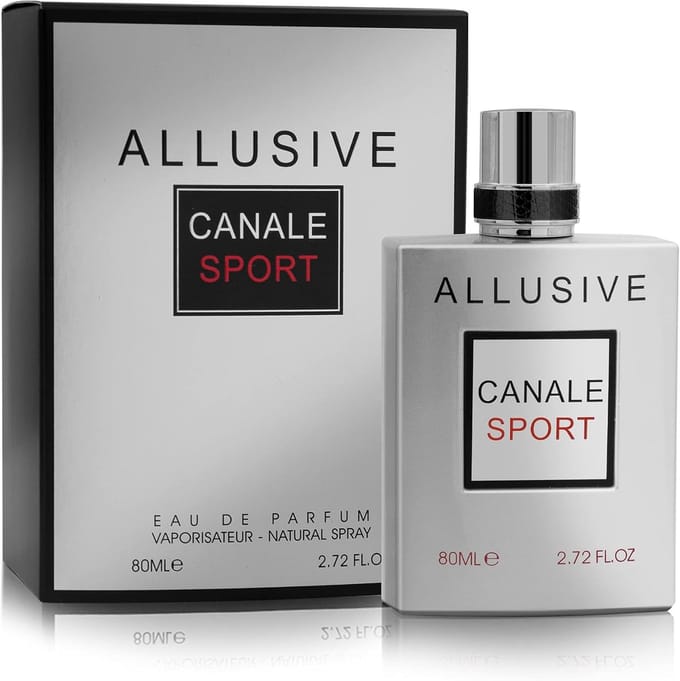 Fragrance World - Allusive Canale Sport - Eau de Parfum - 80 ml