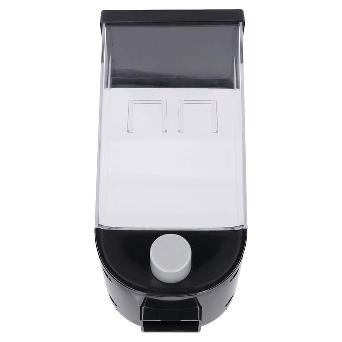 Vierkante Droogvoedseldispenser Wandmontage Graanopslagcontainer Wasmiddelparels Ontbijtgranendispenser voor black
