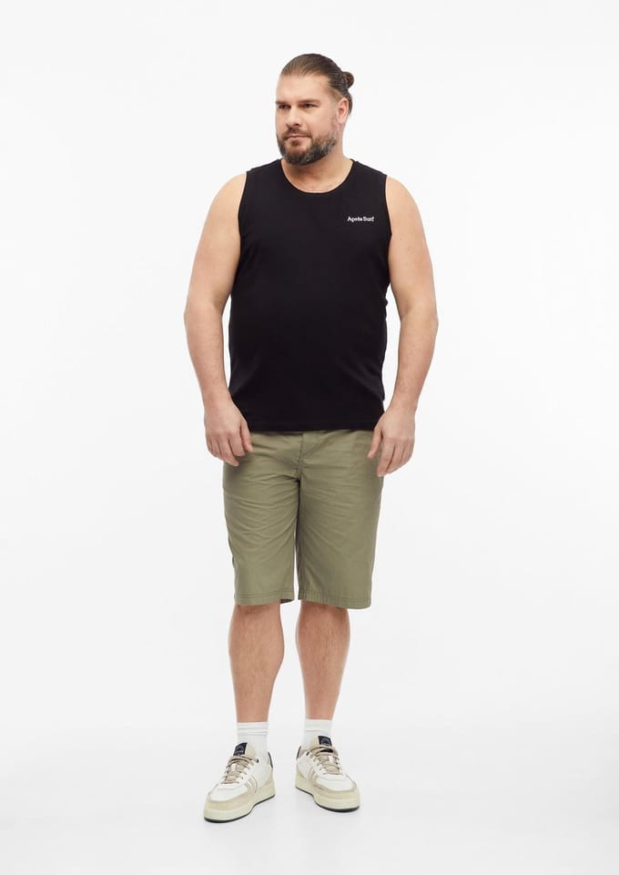 s.Oliver - male - Detroit: katoenen bermuda met elastische tailleband