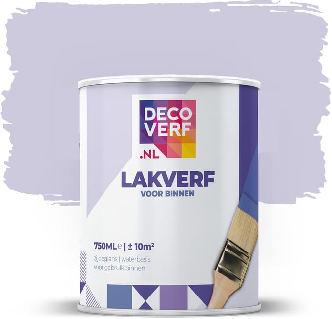 Decoverf lakverf zachtlila, 750ml