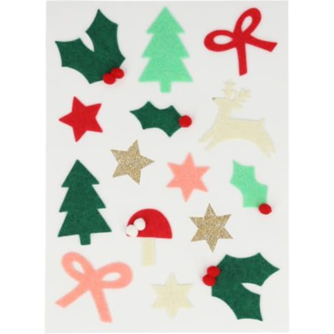 Meri meri kerst - stickers vilt christmas icon
