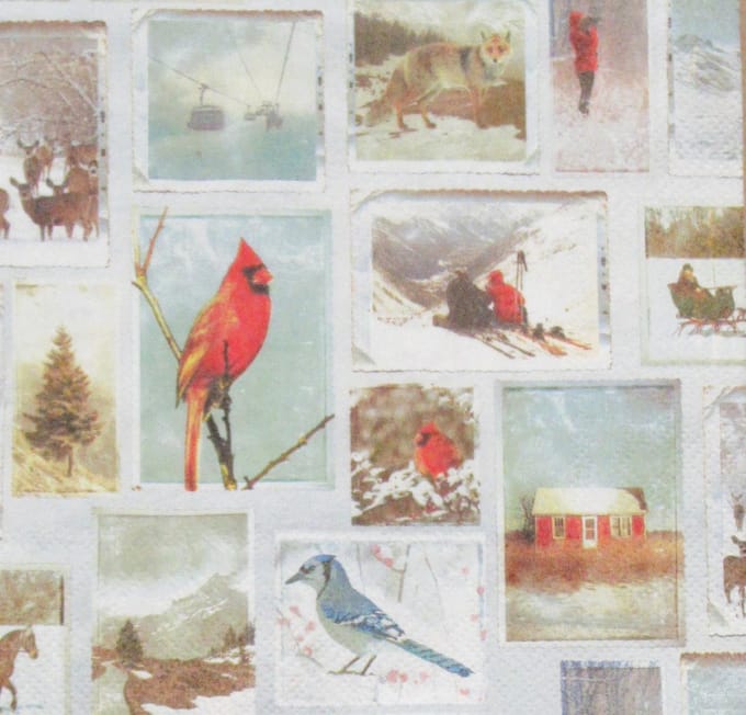 Servetten Icy Winter 33 x 33 cm