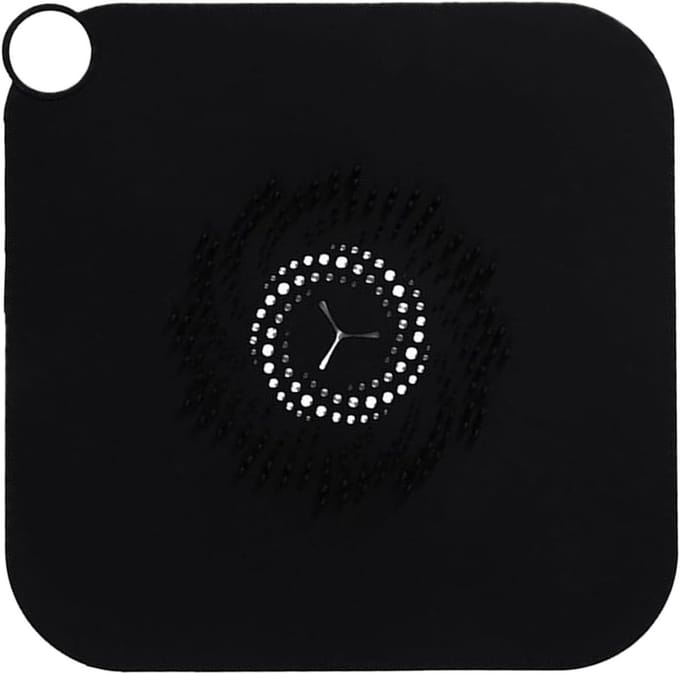 Haarstopper Afvoer - Zeef Bodemfilter - Verstopping Voorkomen - Flexibele Siliconen - 28x28 cm - Zwart