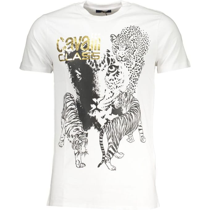 Dierenprint T-shirt Korte Mouwen Ronde Hals