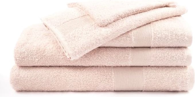Mistral Home - BADHANDDOEK - katoen - 70 x 140 cm - effen kleur - roze