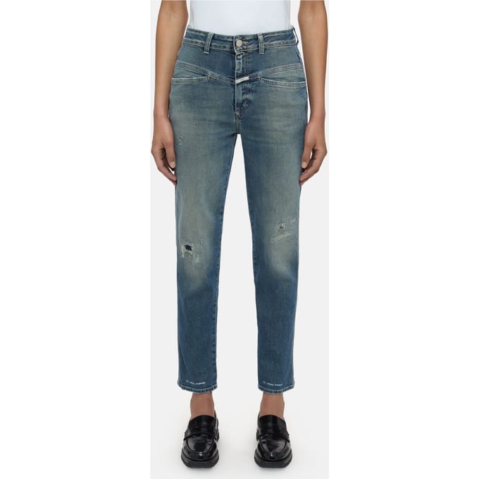 Closed Pedal Pusher Jeans Mid Blue Größe: W25L32 | Stoffhosen Outlet | Damen | Blau