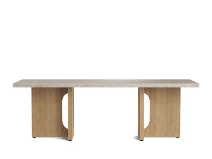 Audo Androgyne Salontafel - Kunis Breccia Steen - eiken, natuur