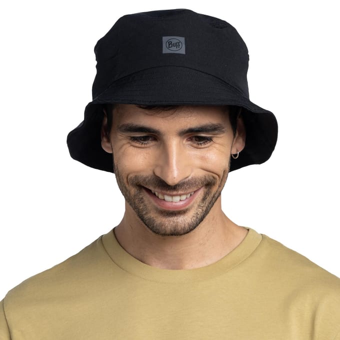 Buff Adventure Bucket Hat S/M, Unisex zwarte hoeden One size zwart