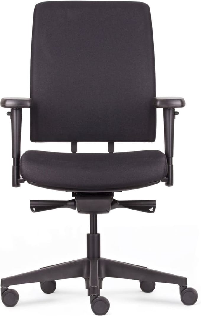 Workliving NPR1813 Jaarbeurs Zwart - Bureaustoel Ergonomisch Design ARBO