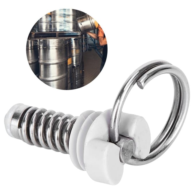 2 stuks Homebrew Drukaflaatventielen Bierfust Drukaflaatventielen Brouwaccessoires gray
