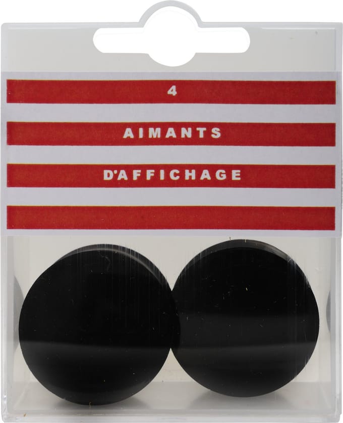 Exacompta Doos met 4 magneten F32 - 32mm diameter - Zwart - 32001E