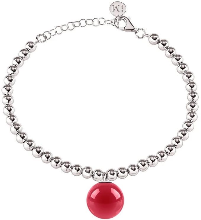 Morellato Boule roestvrijstalen kralenketting SALY23 damesarmband white