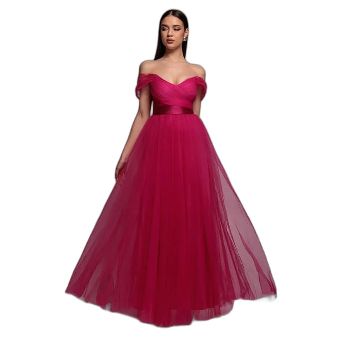 Damesjurk off-the-shoulder Goddiva