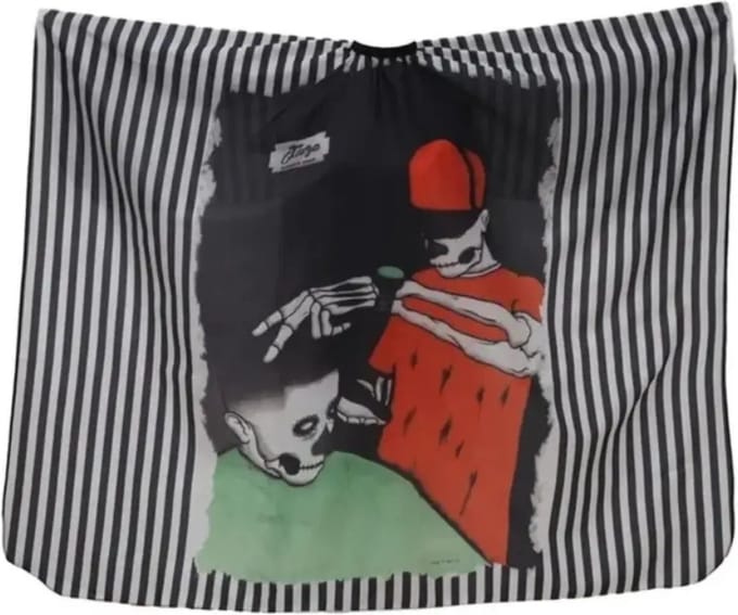 Nivard Baardschort - Beard Bib - Scheerschort - Baard Cape - Kappersmantel - Kapmantel - Hiphop
