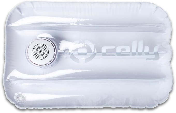 Celly - PoolPillow Zwembad Kussen met Speaker - Kunststof - Wit