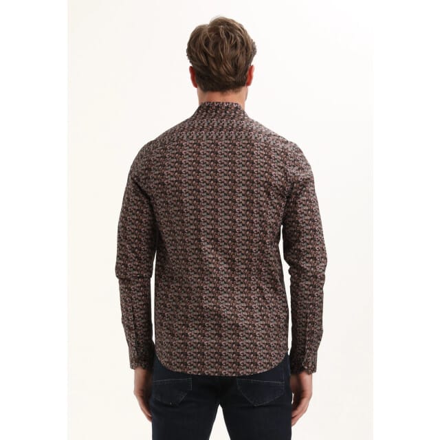 Gabbiano - Heren Overhemd - 335735 - 5702 Oak Brown