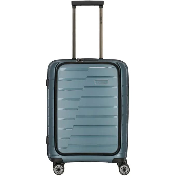 Air Base S 4-wiel cabinluggage-front pocket ice blue