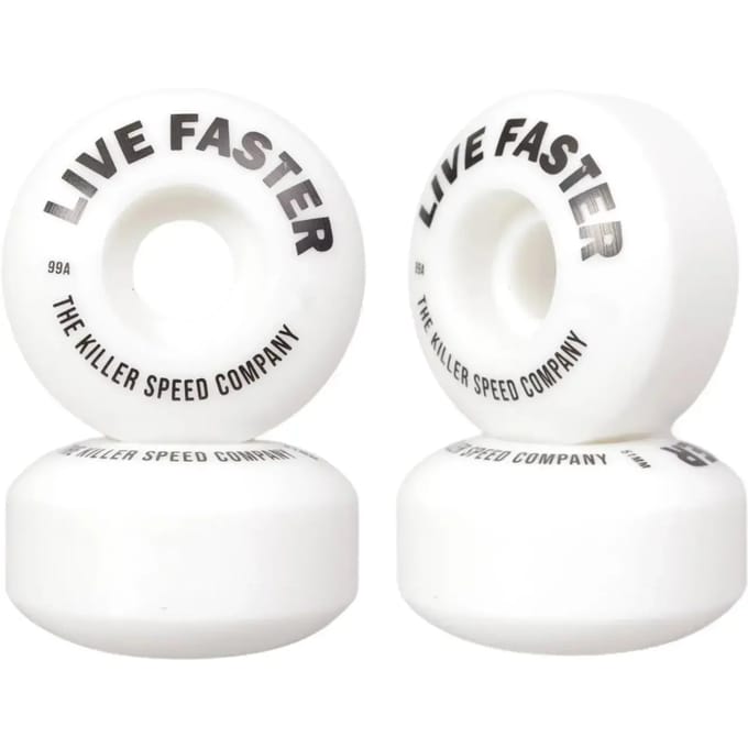 Skateboard wiel Killer Speed Co Team Classics Live Faster 99A (x4)