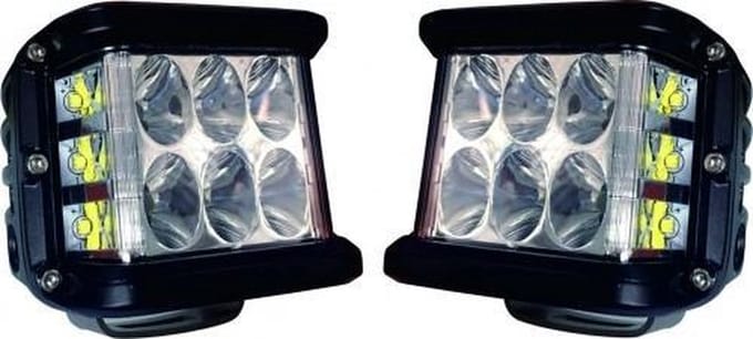 LED SPOT - 9 Led - 25 Watt - Cube - Set 2 stuks
