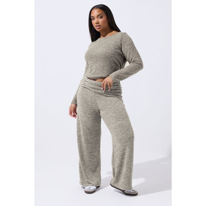Limited Collection Naturelbruine Omslagbroek Size 48