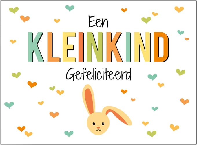 Kaart - Artige - Eyecandy - Een kleinkind, gefeliciteerd - EC06-D
