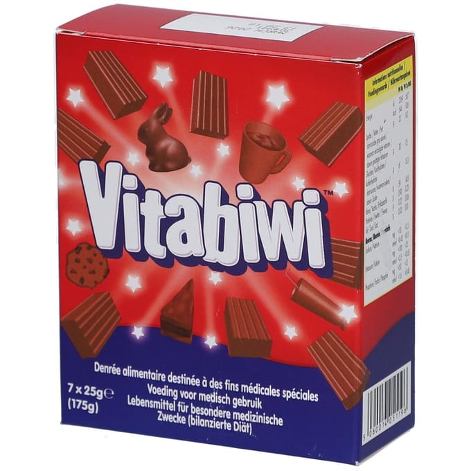 Vitabiwi Reep Eiwitarm 7x25g
