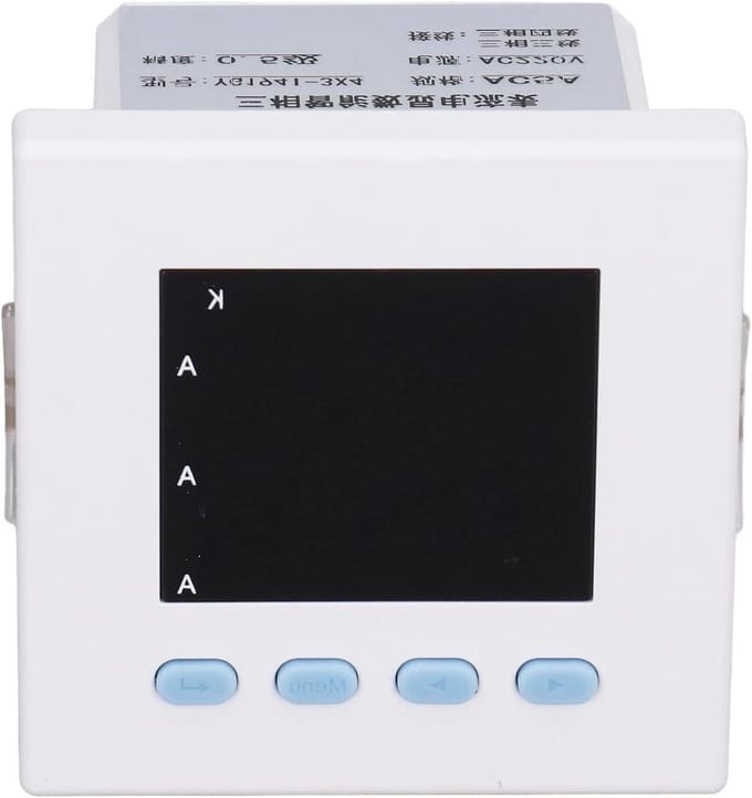 Digitale Elektriciteitsmeter - Driefasen Ammeter - Distributie Automatisering - Hoge Precisie 0.5 - AC220V - Grijs